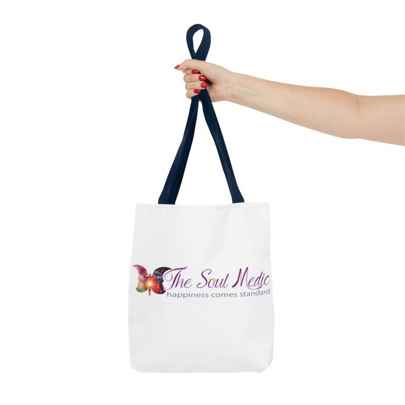 Inspirational Tote Bag - "The Soul Medic: Happiness Comes Standard" - Image 20